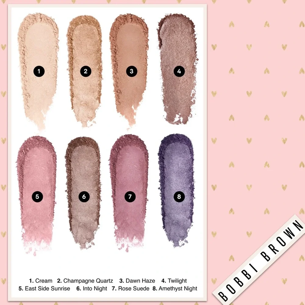 Bobbi Brown Opalescent Dream Eyeshadow Palette (Purple, Rose, Peach, Cream)